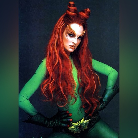 Blonde Red Copper Highlight Lowlight Human Hair Blend Lace Front Heat Safe Wig - Picture 9 of 16